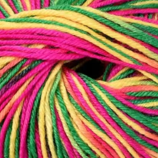 Stitch & Spool Vivid Stitch Variegated Acrylic Yarn - Super Fine 1, 4 Ply, 50g/120yd Skeins in 26 Colors
