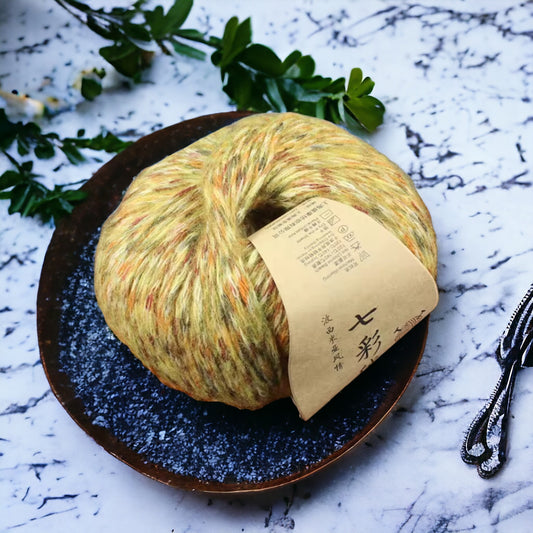 Stitch & Spool Vivid Harmony Variegated Alpaca Yarn - Acrylic/Nylon/Alpaca Blend, 50g/284yd Skeins in 7 Colors